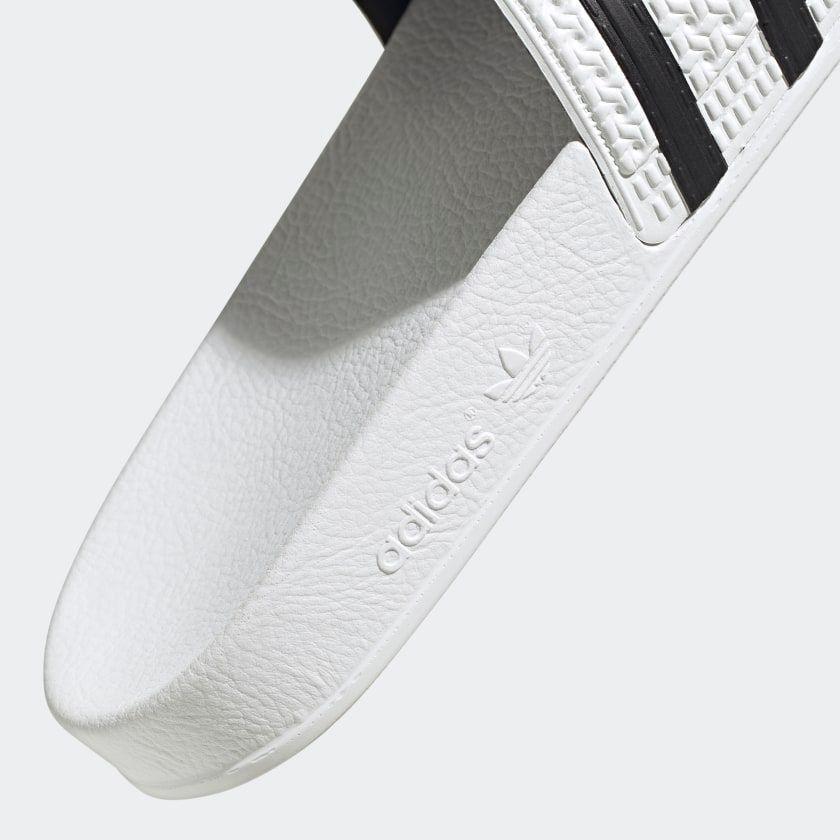 Adidas Adilette Slides - White / Core Black