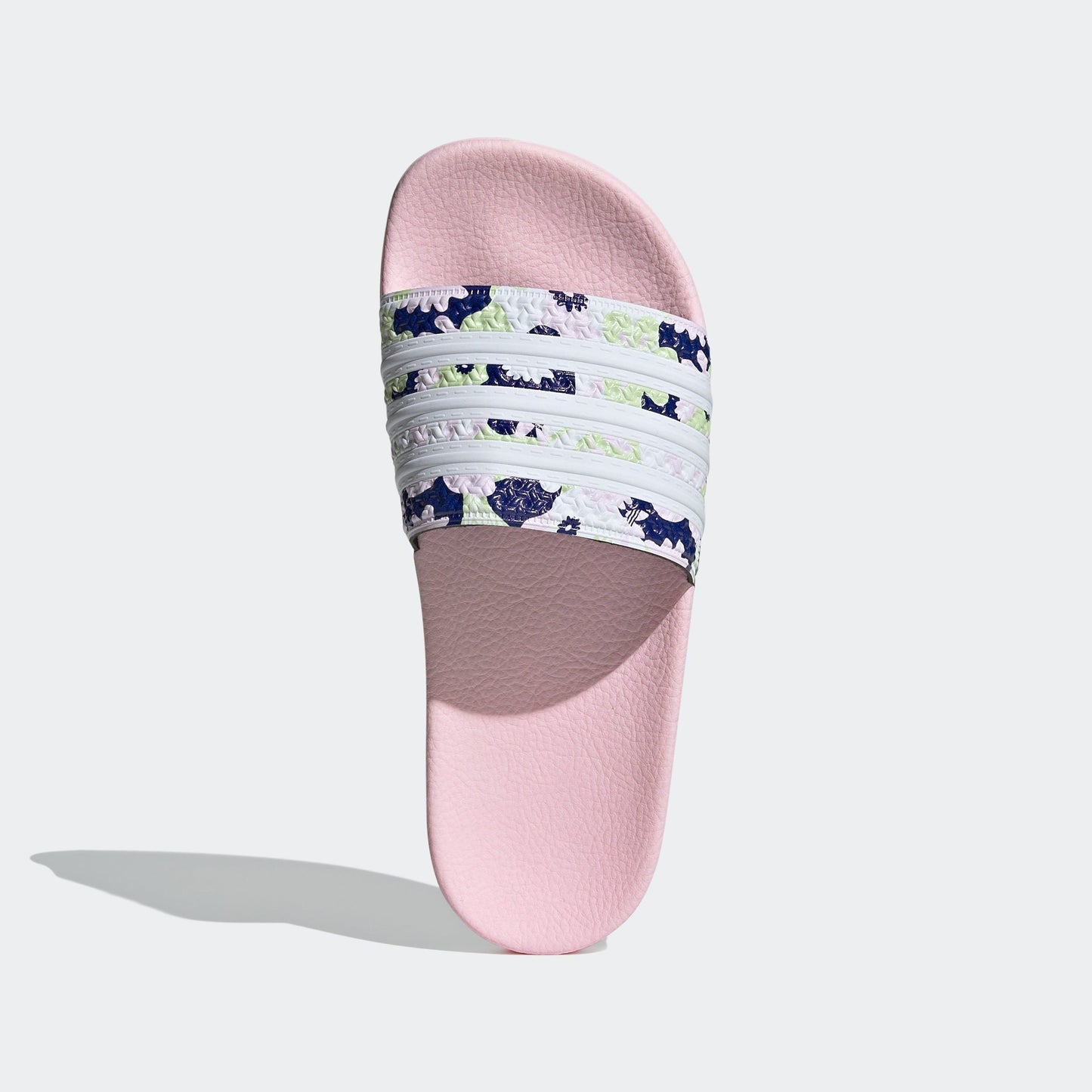 Adidas Kids' Adilette Lite Slides - Light Pink / Floral